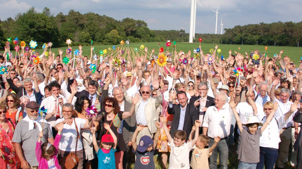 Taranis inaugure un projet d'énergie citoyenne en Bretagne