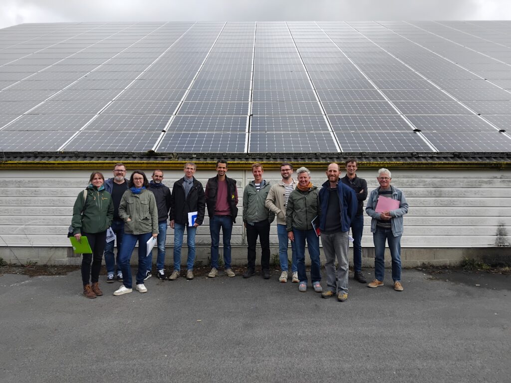 Les participant·es à la formation sur les études structures proposées par les Centrales Villageoises à Pleyber-Christ